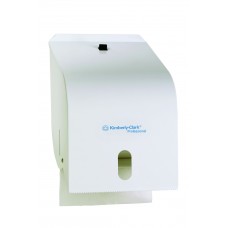 Dispenser for Paper Roll Towel - White Metal