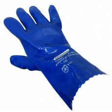 Gloves; Trojan polyvinyl chloride blue (pair)