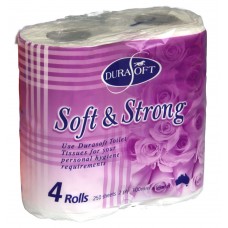 Toilet Paper; 2ply 260 sheets/roll 4rolls/pk 48rolls/outer