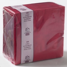 2ply Lunch Napkins - Red 320 x 320mm