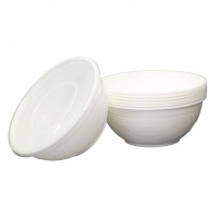 1050ml White Food bowl- 400ctn