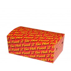 Snack Box; Medium 053 'Hot Food' 172 x 104 x 67mm 250/ctn
