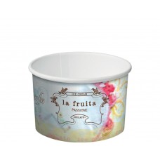 Icecream Cups Paper 'La Fruita' 5oz 150ml 50pk - 1000/ctn