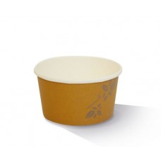 12oz Round Bamboo Food Container - 115 x 92 x 65mm 500/ctn