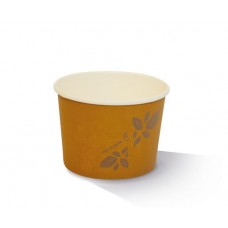 16oz Round Bamboo Food Container - 115 x 93 x 80mm 500/ctn