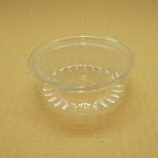 8oz Round Show Bowl Container With Flat Hinged Lid - 250 per carton