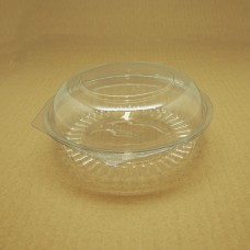 20oz Round Show Bowl Container With Dome Hinged Lid - 150 per carton