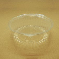 24oz Round Show Bowl Container With Flat Hinged Lid - 150 per carton