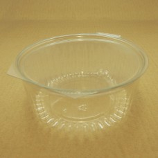 32oz Round Show Bowl Container With Flat Hinged Lid - 150 per carton