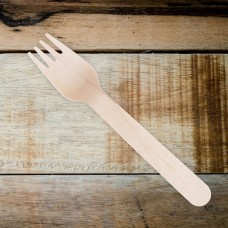 Wooden Cutlery- fork 10 x 100pk/ctn 1000/ctn
