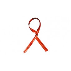Twist Ties red metallic type 3