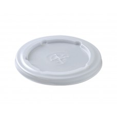 Straw Slotted Lid to suit 12oz, 16oz, 22oz and 24oz Paper Cups TP 20x50pk