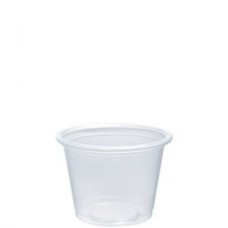 30ml Portion containers; Clear  125 per pack
