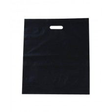 Large Black Plastic Die Cut Bag EPI 530 x 415mm