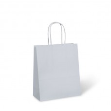 Petite Paper Carry Bag; twist handle #8 white 25 x 10pk/ctn 250/ctn