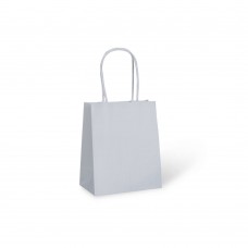 Petite Paper Carry Bag; twist handle #2 white 25 x 10pk/ctn 250/ctn