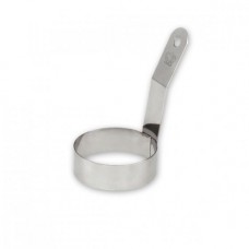 Egg Ring; stainless steel 100mm with handle