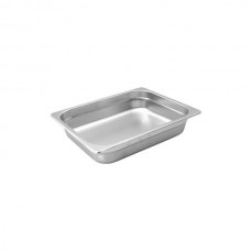 Steam Pan; Stainless Steel 1/2 size x 100mm deep