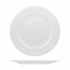 Plate- Round White 305mm Porcelain wide rim 12 per box