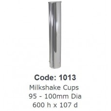 Stainless Steel Cup Dispenser - size 95-100mm dia. 600mm long