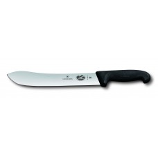 Victorinox; Butchers Knife, 25cm Wide Tip Blade, Fibrox - Black