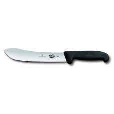 Victorinox; Butchers Knife, 20cm Wide Tip Blade, Fibrox - Black