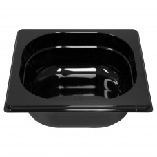Black Polycarbonate Food Pans - 1/6 Size 65mm