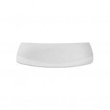 Oval Platter; Melamine Coupe White 400x250mm
