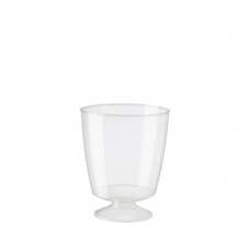 Plastic Wine Glass; 185ml 25 x 10pk/ctn 250/ctn CA