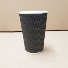 Coffee Cups triple wall charcoal 16oz - 500/ctn