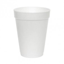12oz White Foam Cups - 500 per carton