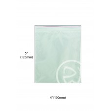 5 x 4" Reseal Plastic Bags; 5 x 4" 1000/ctn