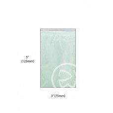 5 x 3" Reseal Plastic Bags; 125 x 75mm 1000/ctn