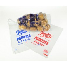 Plastic Bags; potato 10kg vented 50UM 10 x 100pk/ctn 1000/ctn