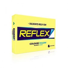 A4 Paper; Reflex Coloured yellow 80gsm 5 x 500sheets/ctn