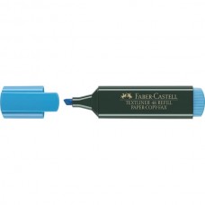 Highlighter; Faber Castell Blue 10/pk