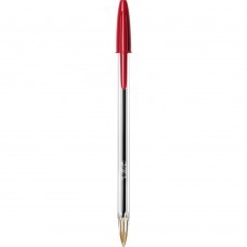 Pen; Medium BIC red 50pk