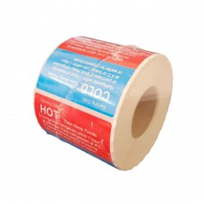 Food Preparation Labels 73 x 48mm HOT/COLD 500/roll